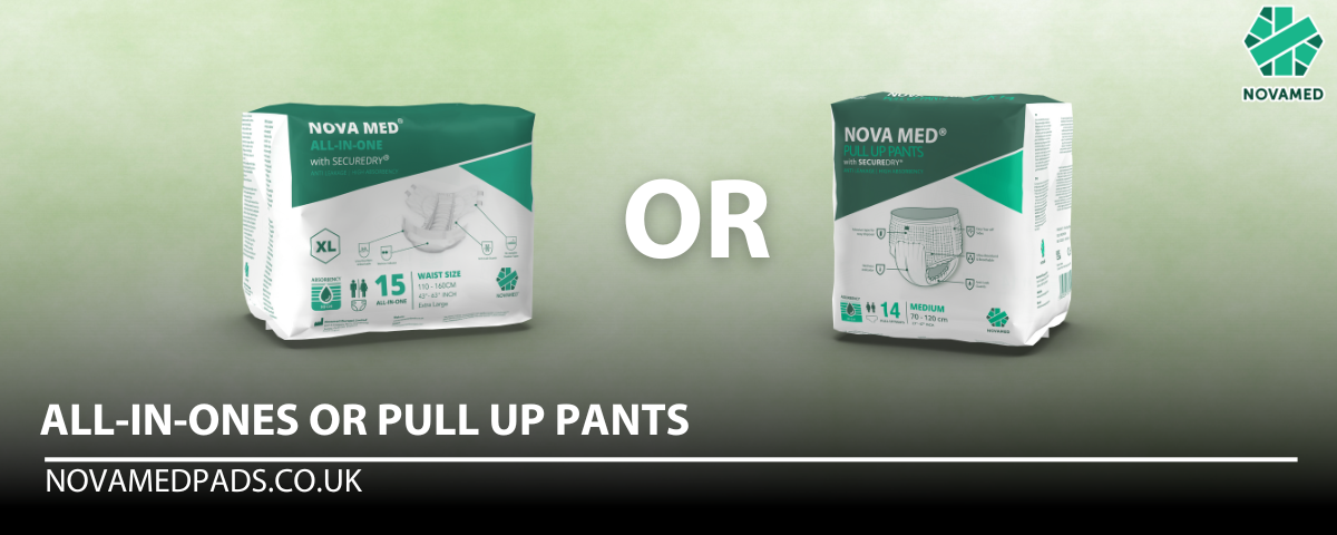 Adult Incontinence All-in-one / Nappies / Slips or Adult Incontinence Pants - Novamed (Europe) ltd