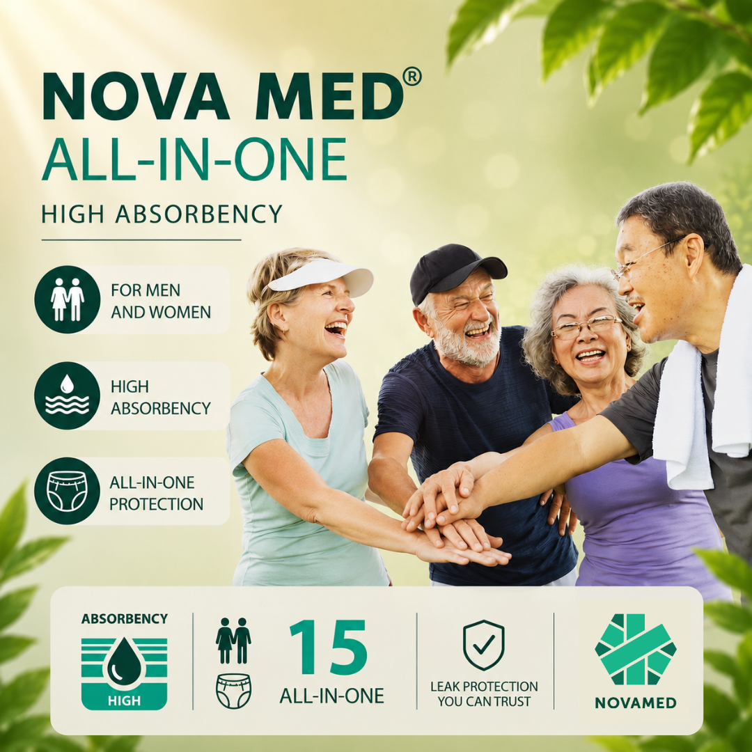Novamed All-in-one / Adult Nappies / Adult Diapers UK Brand