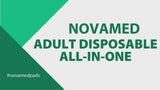Novamed All in Ones Incontinence Pads, Incontinence Slips, Adult Nappies (15 per bag) - Sizes Medium to Extra Large- A British Brand