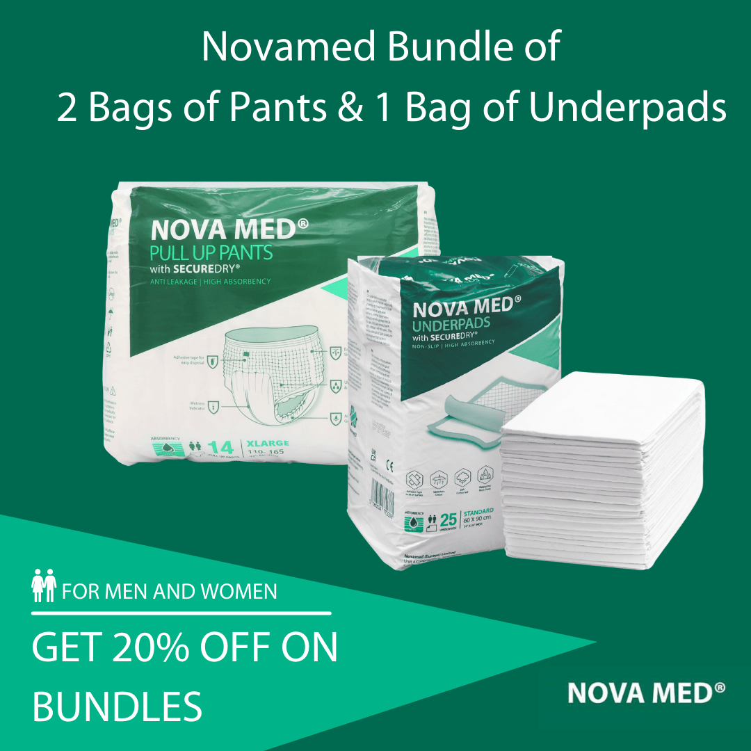 Incontinence Bundle Pull Up Pants and Underpads - Novamed (Europe) ltd