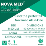 Novamed All in Ones Incontinence Pads, Incontinence Slips, Adult Nappies to Extra Large- A British Brand - Free Sample Pack - Novamed (Europe) ltd